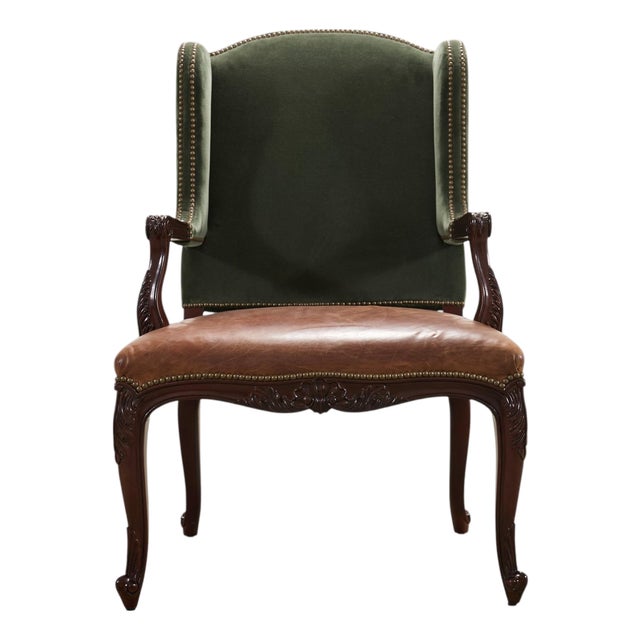 Ralph Lauren Conservatory Garden Wingback Dining Armchair For Sale