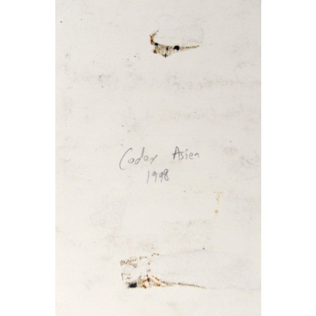 1990s "Codex Asien" Small Collage by Michael Pauker For Sale - Image 5 of 5