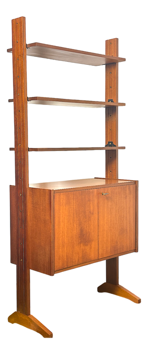 Vintage 1-Bay Bookcase, Italy, 1960s