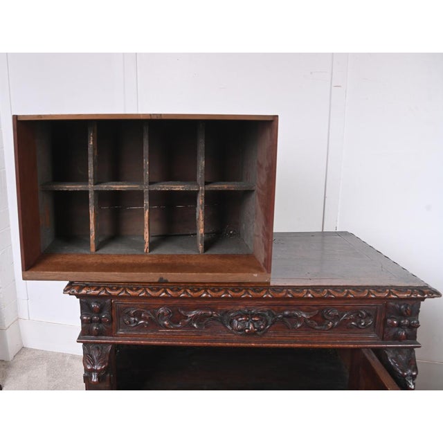 Antique German Black Forest Animal Carved Side Cabinets, 1860s, Set of 2 For Sale - Image 14 of 18