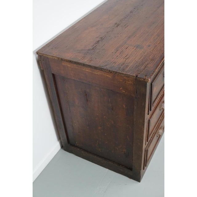 French Oak & Fruitwood Apothecary Filing Cabinet For Sale - Image 10 of 18