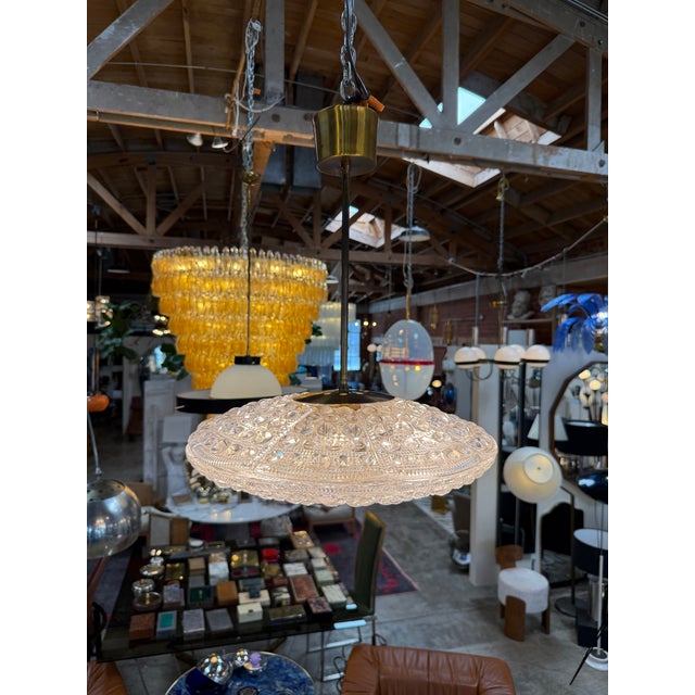 Set of Carl Fagerlund for Orrefors Pendant Light for Lyfa, Denmark, 1960s For Sale - Image 12 of 12
