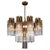 Glass Collection Urano Chandelier in Metal with Crystal and Glass by Jago For Sale - Image 7 of 7