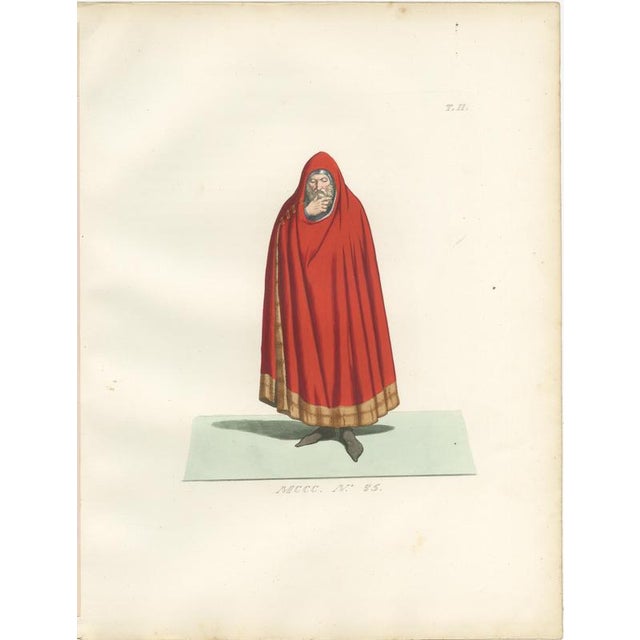 Paul Mercuri, Medieval Knights, Clergy & Nobles, 1845, Lithograph, Set of 10 For Sale - Image 12 of 14