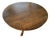 1940s Banta Quarter Sawn Oak Round Dining Table For Sale