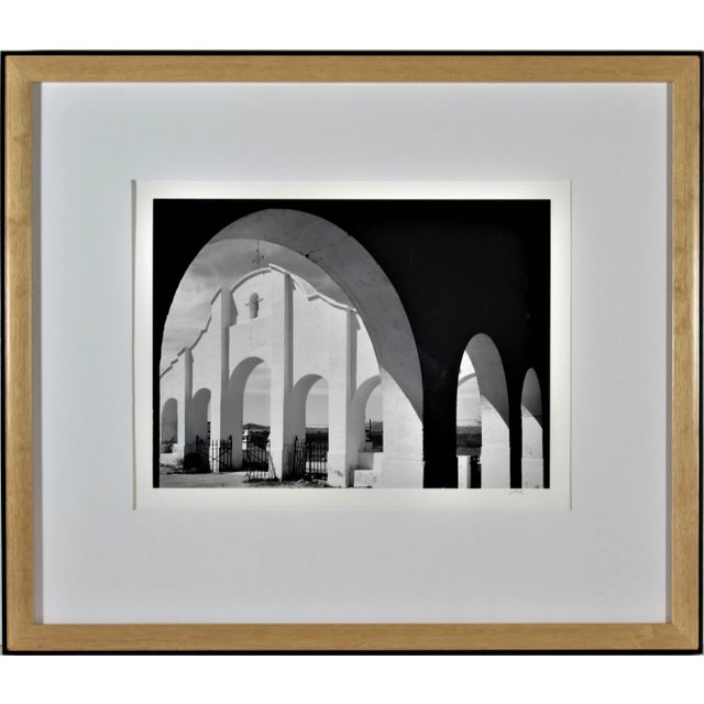 Printmaking Materials Huntington Witherill, Mission San Xavier Del Bac, Tucson Arizona, 1981 For Sale - Image 7 of 7