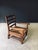 Rustic Oak & Rush Armchair, France, 1930s For Sale - Image 9 of 18