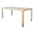 Vintage Rattan and Glass Dining Table For Sale