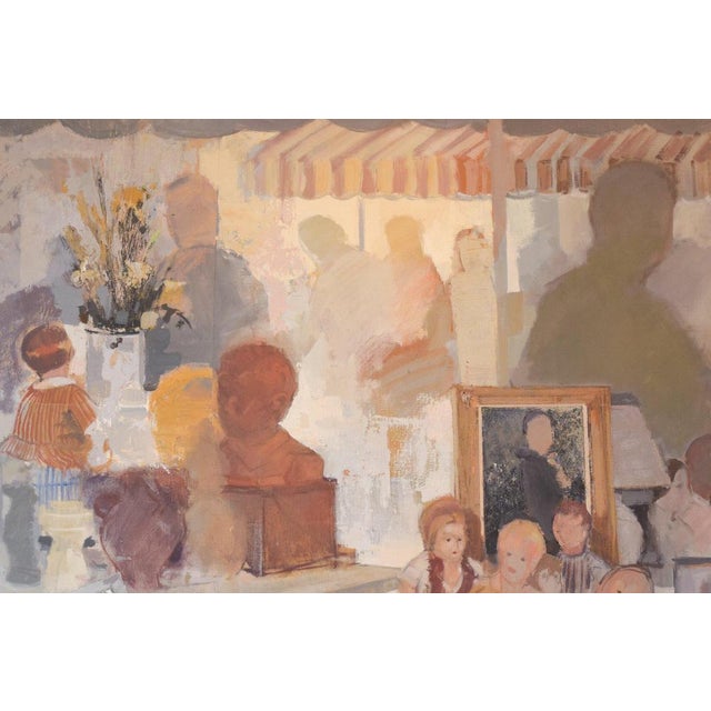 Julio Garcia Iglesias, Market, 1993, Oil on Canvas, Framed For Sale - Image 4 of 15