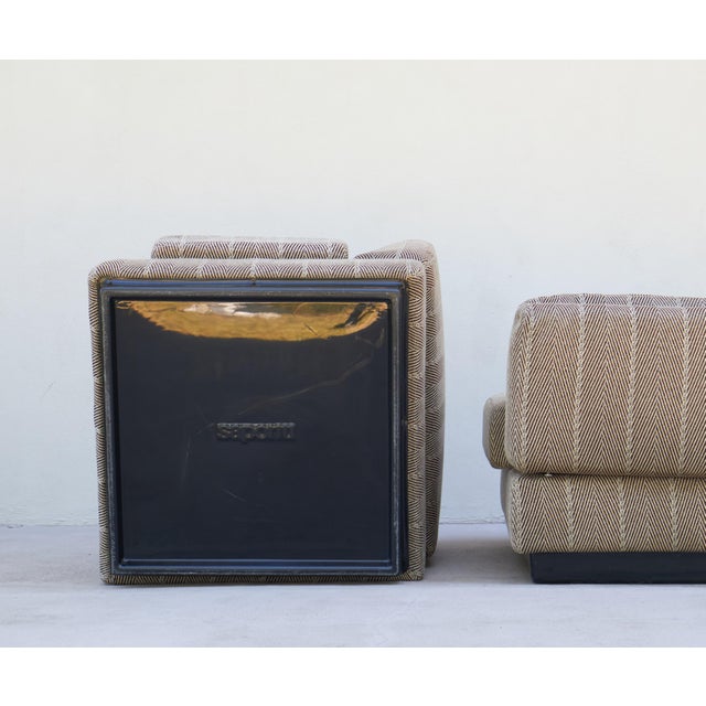 Vintage Lounge Chairs from Saporiti, 1970s, Set of 2 For Sale - Image 12 of 14