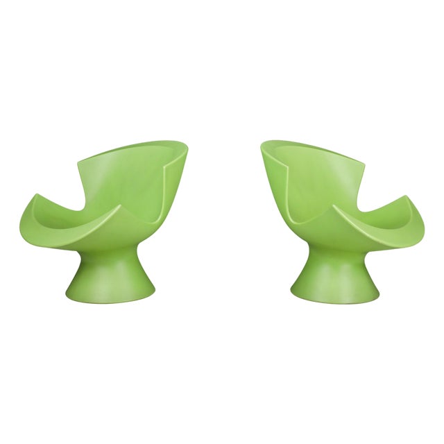 Set of Kiwi Green Kite Chairs by Karim Rashid, the Netherlands, 2004 For Sale