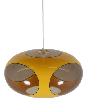 Space Age UFO Pendant Lamp Bug Eye attributed to Massive, 1970s