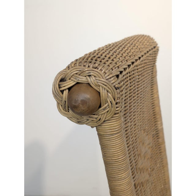 Vintage Rattan Garden Chair, 1960s For Sale - Image 11 of 18