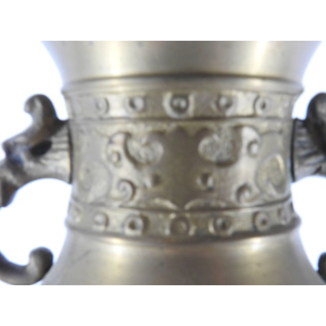 Mid 19th Century Mid-19th Century Oriental Brass Lamp For Sale - Image 5 of 10