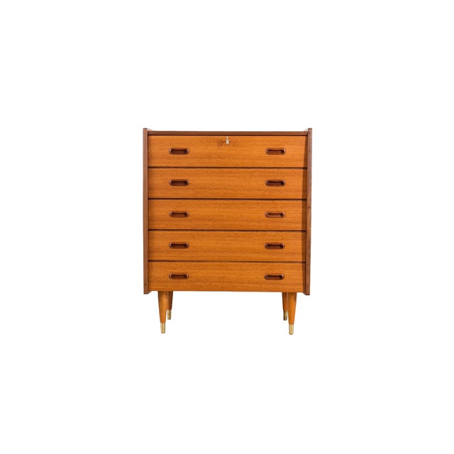 Scandinavian Teak Chest of Drawers, 1960s For Sale - Image 16 of 16