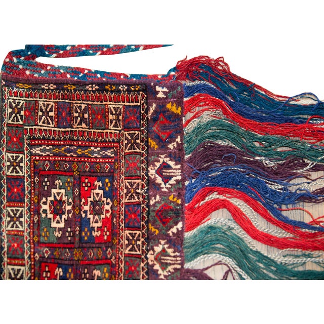 Early 20th Century Vintage Turkmen Wedding Asmalyk For Sale - Image 5 of 15