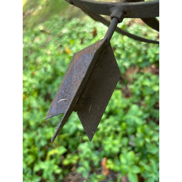 Brown Iron Garden Armillary, 60's For Sale - Image 8 of 8