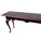 1980s Ethan Allen Georgian Console Table Server Sofa Table Chippendale Cherry For Sale - Image 13 of 18