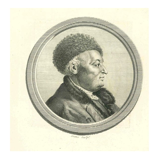 Thomas Trotter, Portrait of a Man, Original Etching, 1810 For Sale