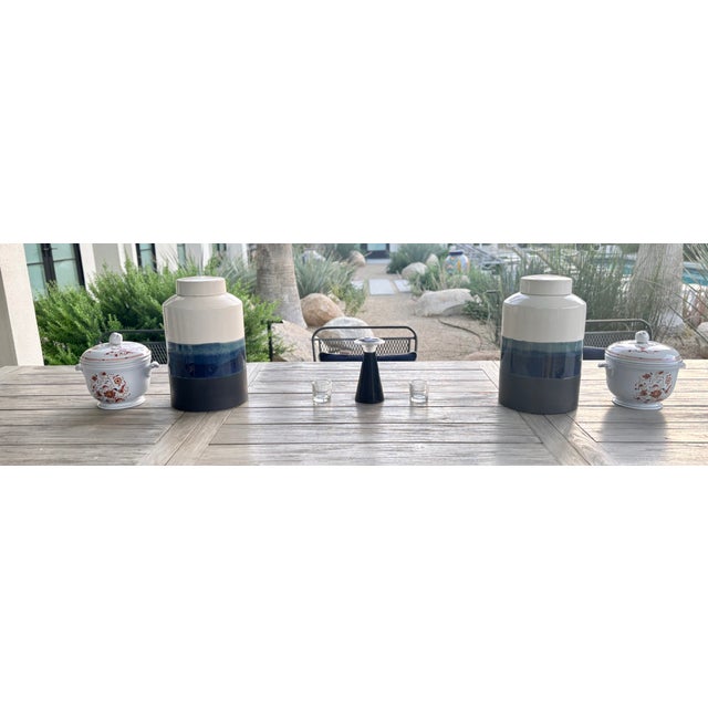 Late 20th Century A Pair of Wedgwood Kashmar Lidded Ice Buckets For Sale - Image 15 of 15