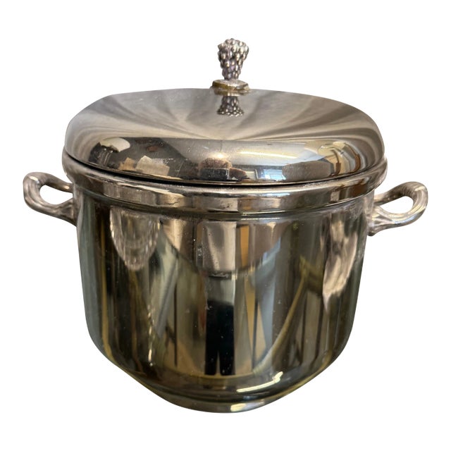 Silver Pinecone Lid Ice Bucket For Sale