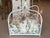 Metal Vintage Newly Finished Upholstered Metal Canopy Dog Pet Bed Palm Beach Pagoda For Sale - Image 7 of 12