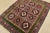 This authentic vintage, tribal, geometric Yalameh rug is hand-knotted with an all-wool pile on a wool foundation. This rug...
