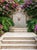 Stone Vintage Neoclassical Cast Stone Wall Fountain With Carved Bacchus Spout For Sale - Image 7 of 9