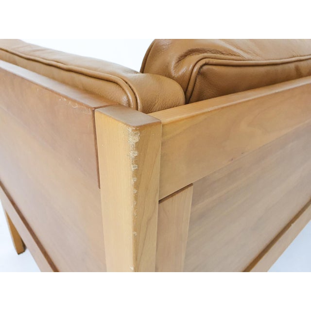 Vintage 2343 Sofa in Cognac Leather by Børge Mogensen for Fredericia, Denmark, 1960s For Sale - Image 12 of 16