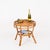 Wood French Riviera Style Rattan and Woven Wicker Coffee Table, Italy, 1970s For Sale - Image 7 of 12