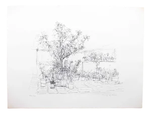 Jurg Keller, Jardin Sud, 1970, Lithograph
