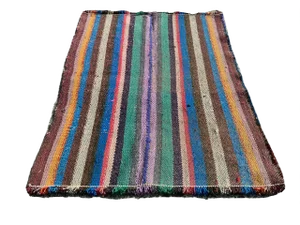 Vintage Turkish Wool Traditional Kilim Rug