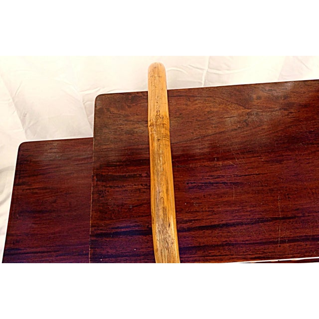 Back when Hawaii became a state this three-tiered bamboo and wood table was all the rage. Moves well for outdoors or...