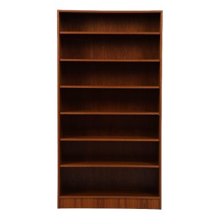 Mid-Century Danish Teak Bookcase For Sale