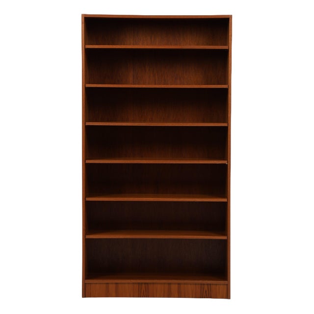 Mid-Century Danish Teak Bookcase For Sale