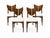 1980s Mid Century Style Solid Walnut Butterfly Dining Chairs - Set of 6 For Sale - Image 5 of 5