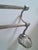 Baroque Antique Double Towel Rack in Silver-Plated Metal, 1960s For Sale - Image 3 of 7