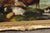 Large English 1880s Giltwood Framed Pastoral Oil Painting with Cattle and Sheep For Sale In Atlanta - Image 6 of 7