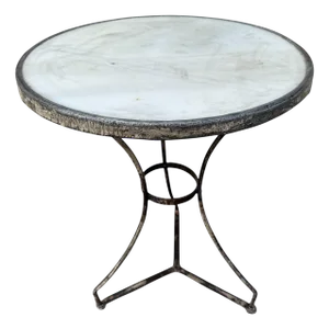 Vintage Pedestal Bistro Table, France, 1900s