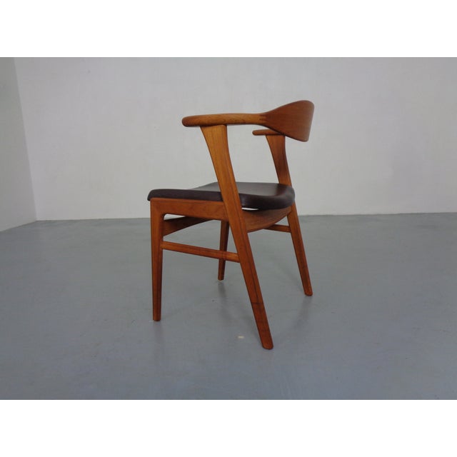 Wood Teak Chair by Erik Kirkegaard for Høng Stolefabrik, Denmark, 1960s For Sale - Image 7 of 18