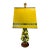 Italian Porcelain Lemon Topiary Lamp With Tole Shade For Sale