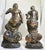Burnt Umber 17th Century Japanese Dharma Guardian Figurines - A Pair of 2 For Sale - Image 8 of 17