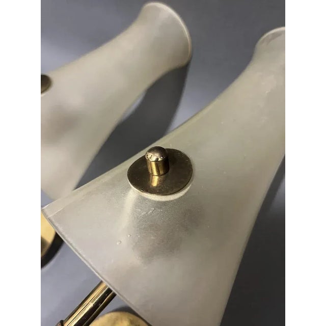 Italian Murano Wall Lights, 1950, Set of 2 For Sale - Image 9 of 11