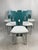 Wood Postmodern Dining Chairs in Bouclé, 1980s, Set of 6 For Sale - Image 7 of 18