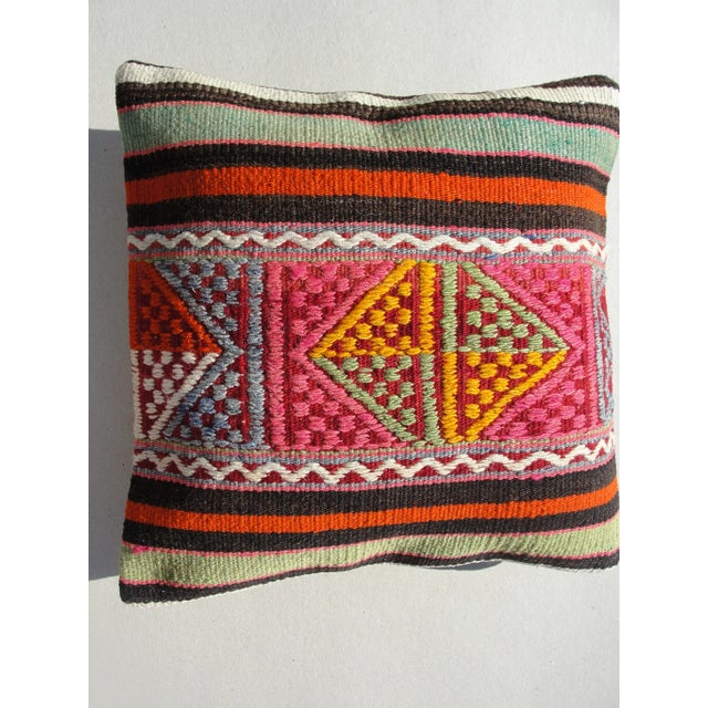 Kilim Rug Pillow For Sale In Houston - Image 6 of 11