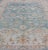 2010s Square Turkish Oushak Rug in Light Blue, Light Brown, Salmon, Silver & Tan For Sale - Image 5 of 12