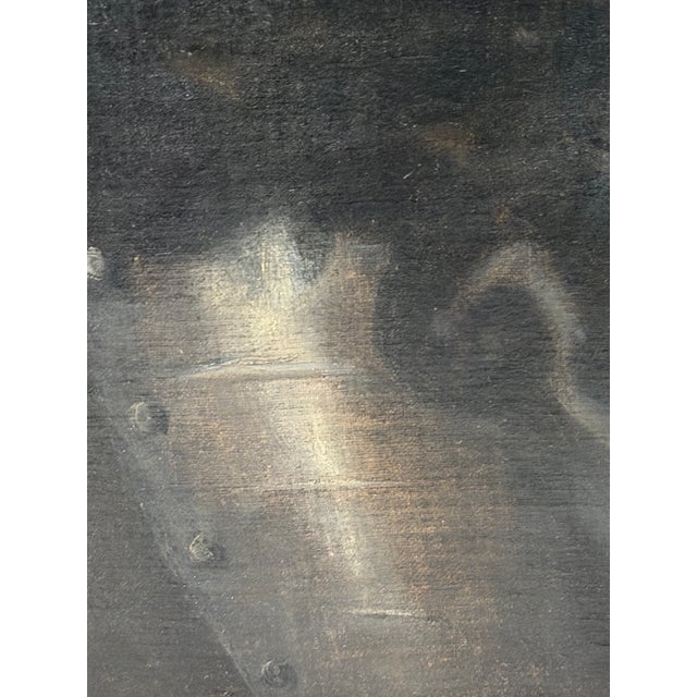 Oil Portrait of King Charles II in Armour With the Order of the Garter English School, Circa 1850, After Sir Peter Lely (1618–1680) For Sale - Image 10 of 18
