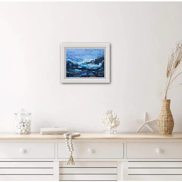 Abstract Seascape, Modern Impressionist Oil Painting For Sale In Reno/Lake Tahoe - Image 6 of 9