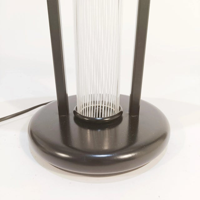 Italian Murano Glass Table Lamp in the style of Skipper and Pollux, 1980s For Sale - Image 4 of 13