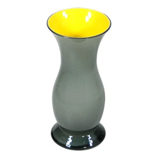 Vintage Italian Glass Salviati Vase For Sale